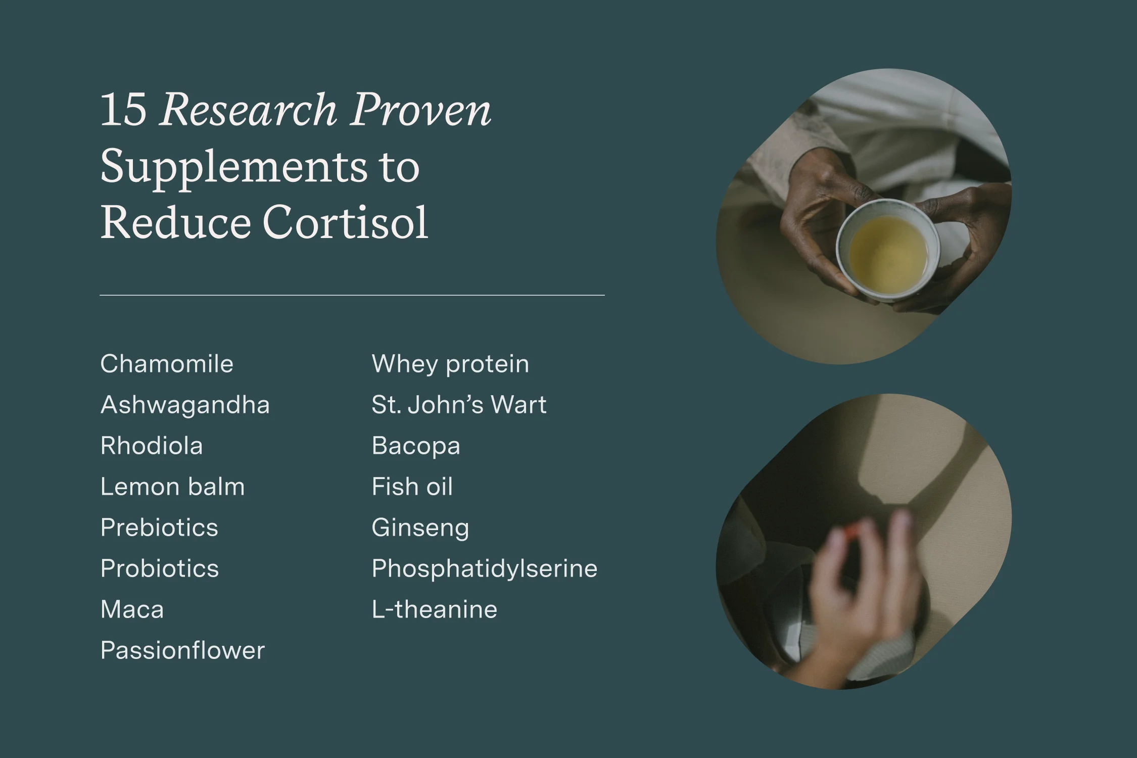 What Supplements Lower Cortisol